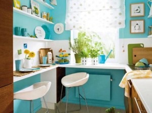 Turquoise-Blue-Kitchen-for-Cute-Kitchen1